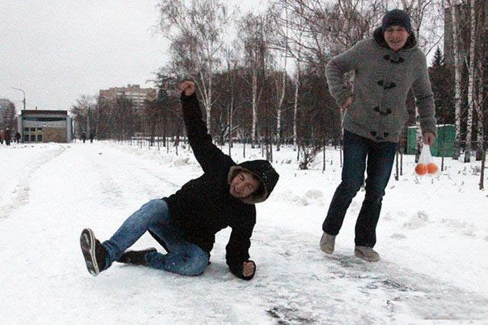 Гололед и его последствия