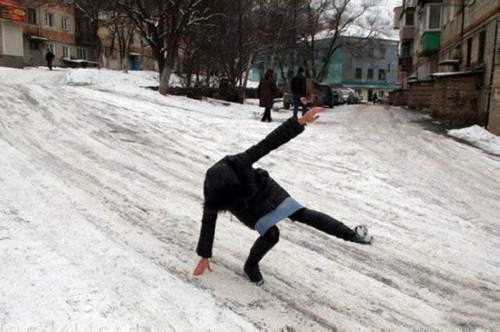 Гололед и его последствия