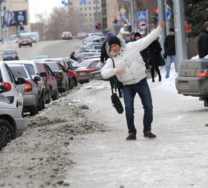 Гололед и его последствия