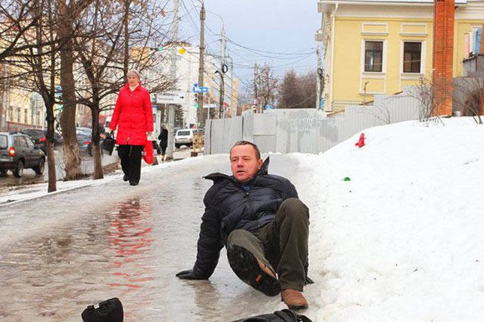 Гололед и его последствия