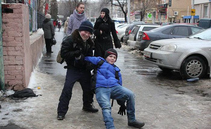 Гололед и его последствия