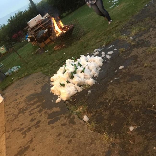 Снегопад на Гавайях