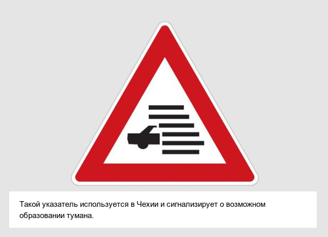 Самые необычные дорожные знаки в разных странах