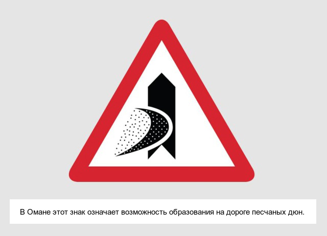 Самые необычные дорожные знаки в разных странах