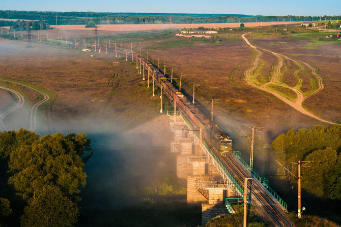 Лучшие фотографии железнодорожной тематики ушедшего года
