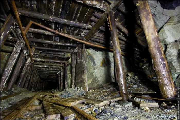 Старая, заброшенная шахта