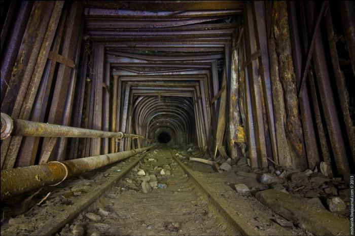 Старая, заброшенная шахта