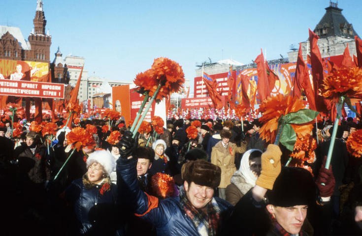 Прогулка по Москве 1985 года Прогулка по Москве 1985 года