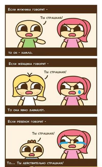 Смешные комиксы