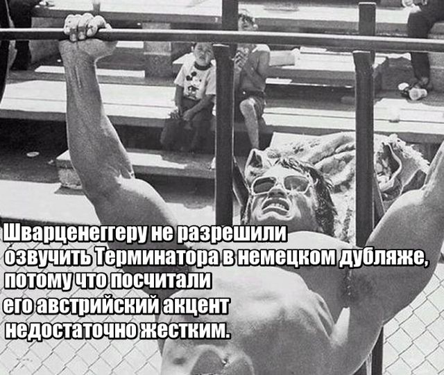 По секрету о Шварценеггере