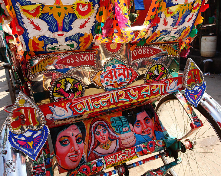 Топ-30 повозок рикш из Бангладеша