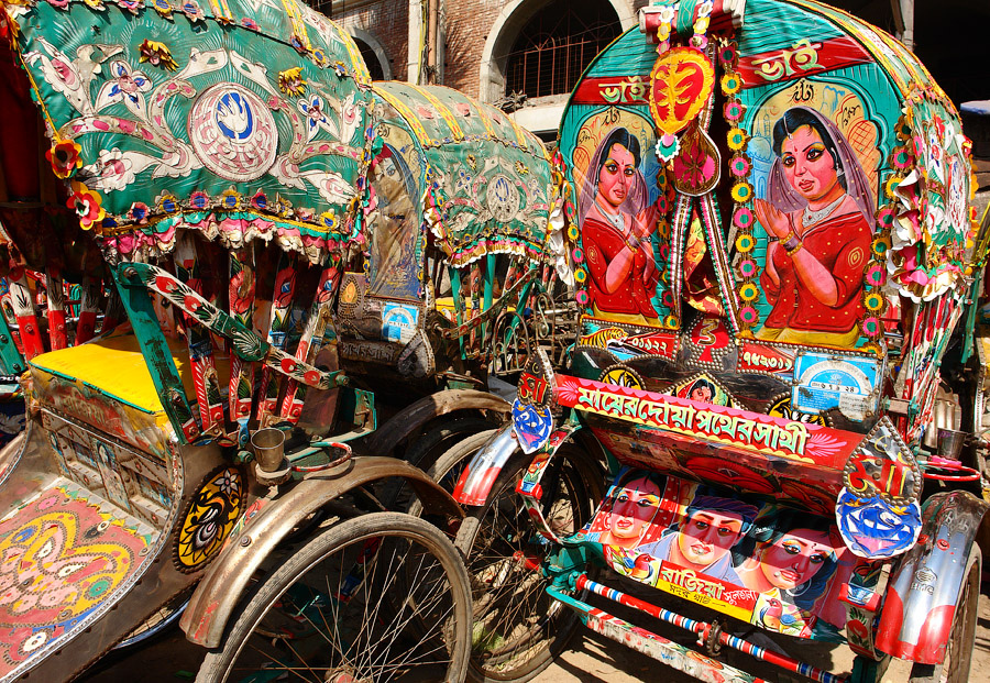 Топ-30 повозок рикш из Бангладеша