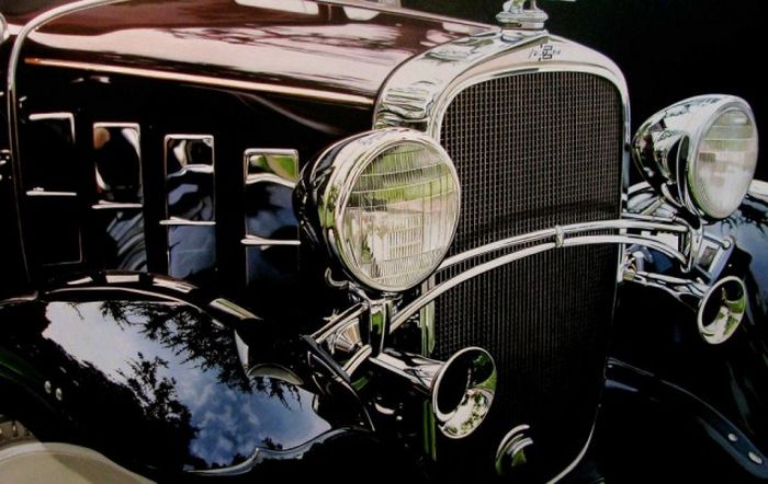 Невероятно реалистичные рисунки автомобилей