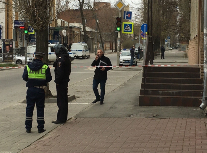 Взрыв у здания школы в центре Ростова-на-Дону