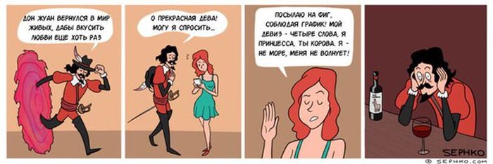 Смешные комиксы