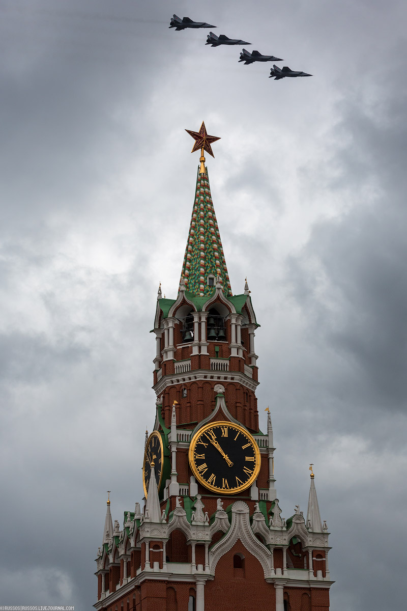 Репетиция авиапарада на 9 мая