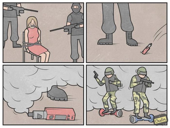 Смешные комиксы