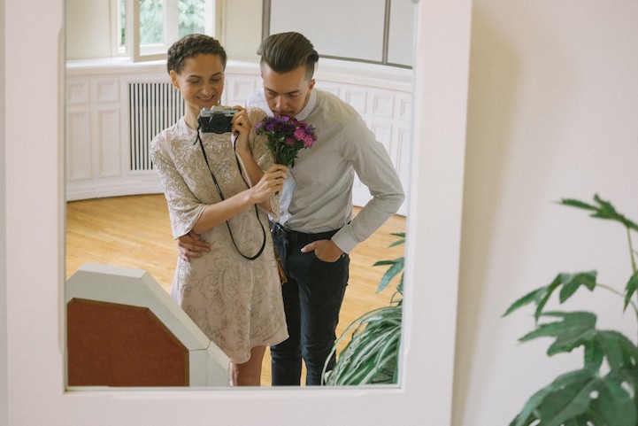 Фотограф эстонка засняла свою свадьбу