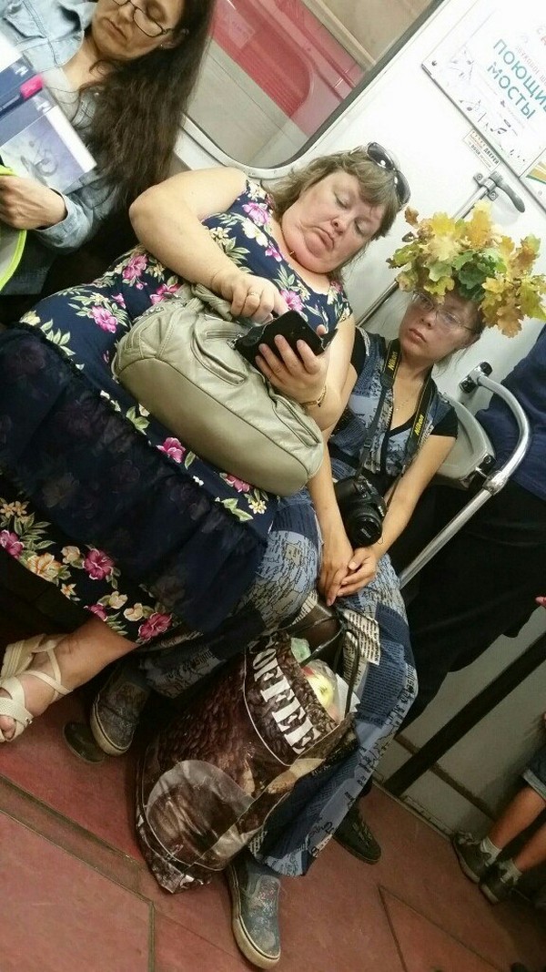 Модники из российского метрополитена