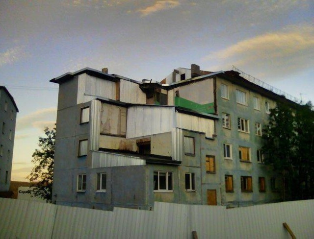 Сказочный дворец: восстановленный после взрыва газа жилой дом в Мурманске