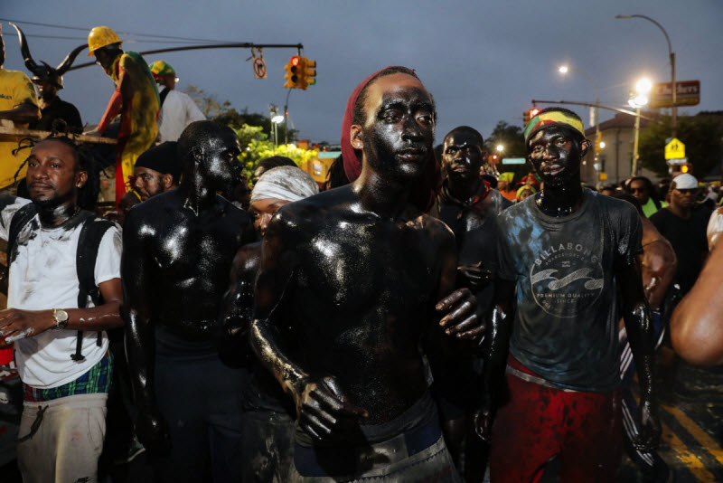 Ежегодный J'Ouvert Festival в Бруклине