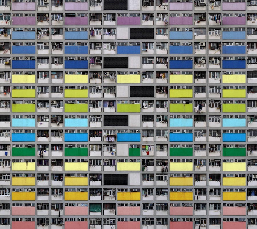 Городская жизнь в фотозарисовках Michael Wolf