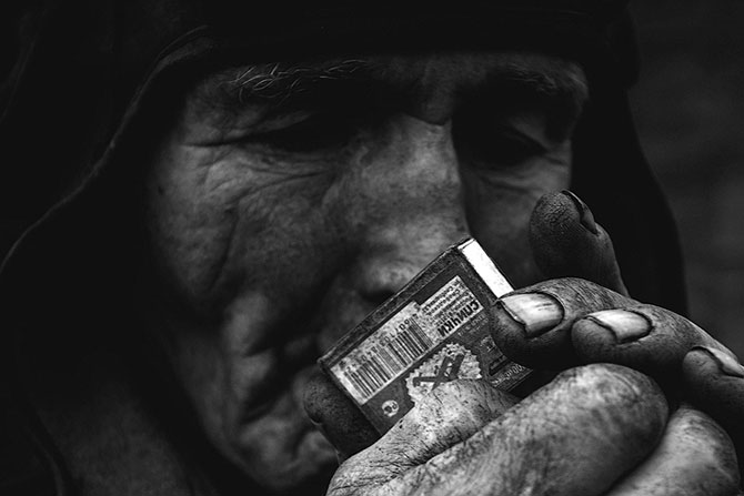 Шахтер на пенсии