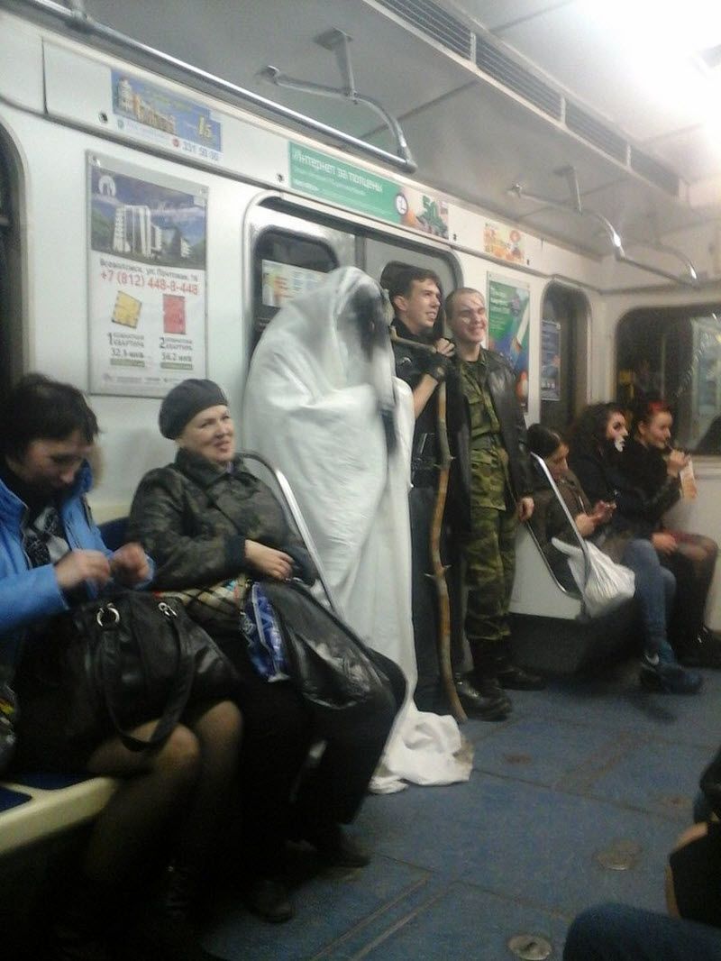 Модники из российского метрополитена