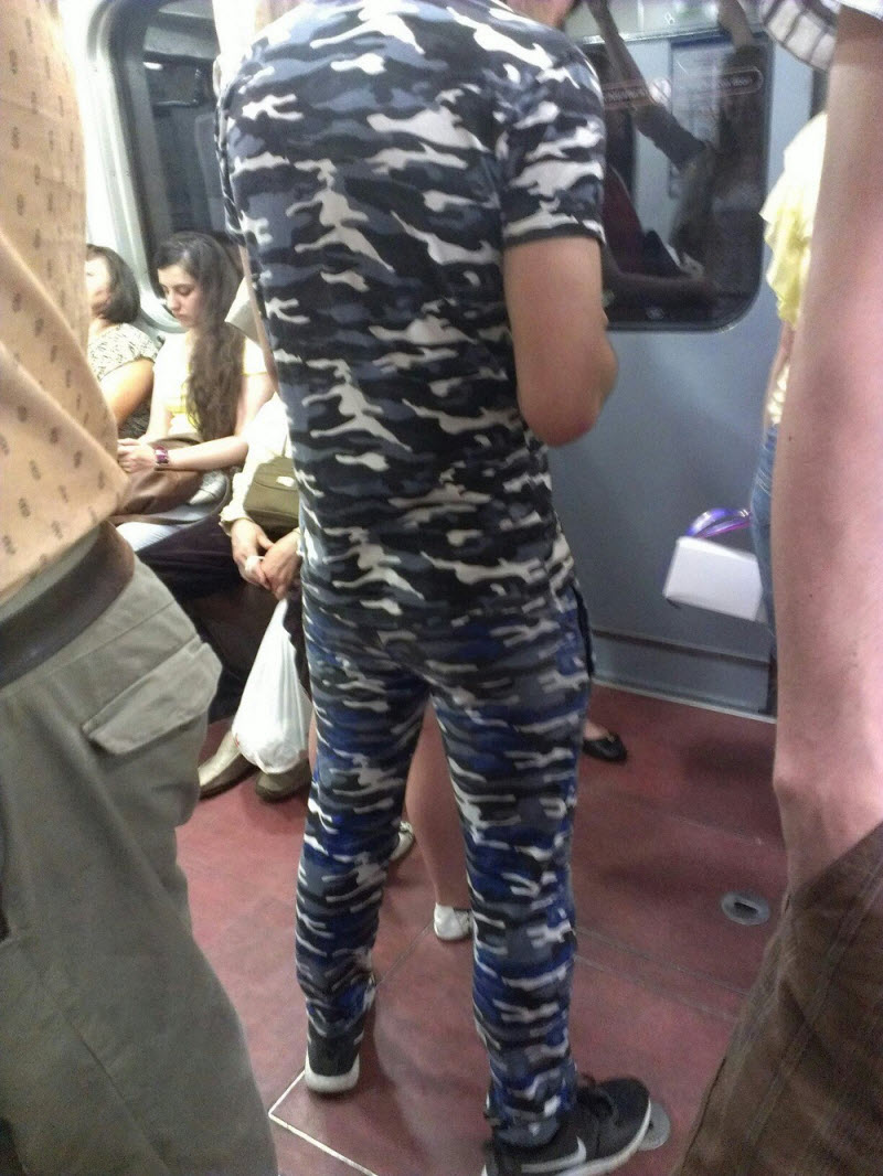 Модники из российского метрополитена