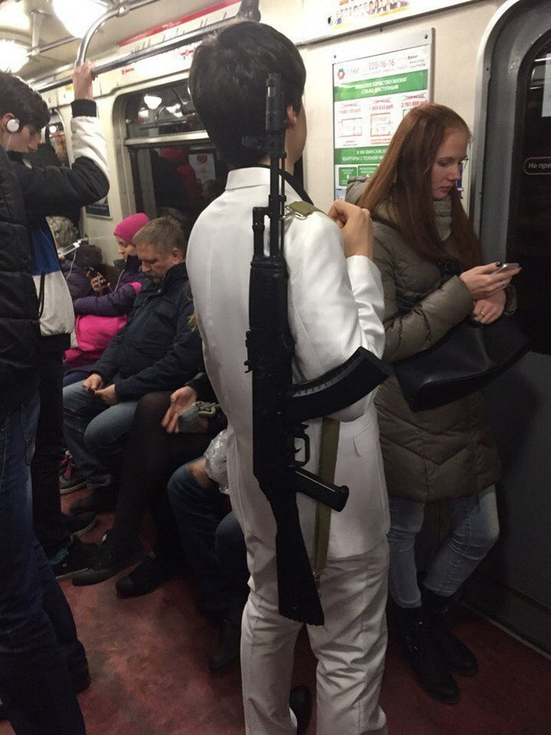 Модники из российского метрополитена