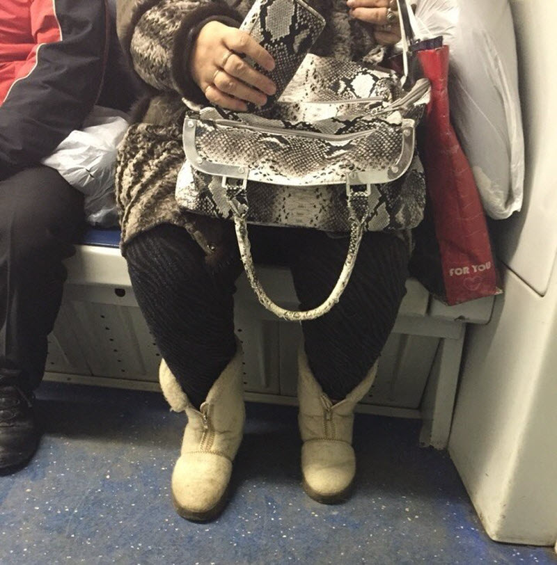 Модники из российского метрополитена