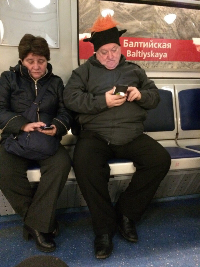 Модники из российского метрополитена