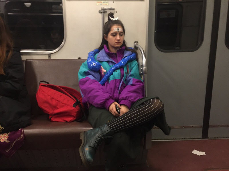 Модники из российского метрополитена