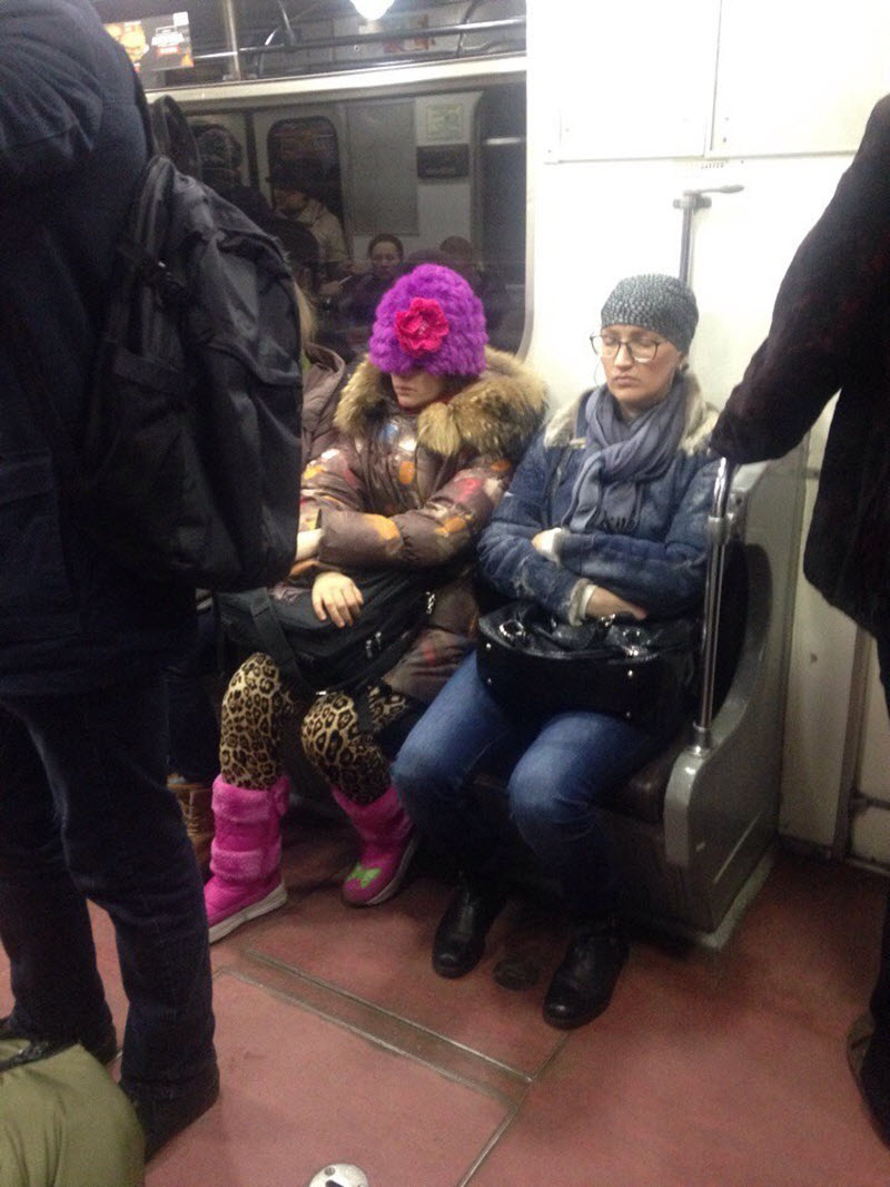 Модники из российского метрополитена