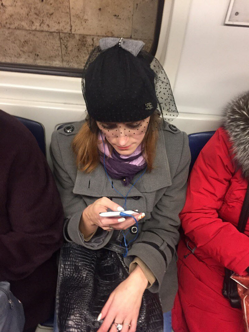 Модники из российского метрополитена