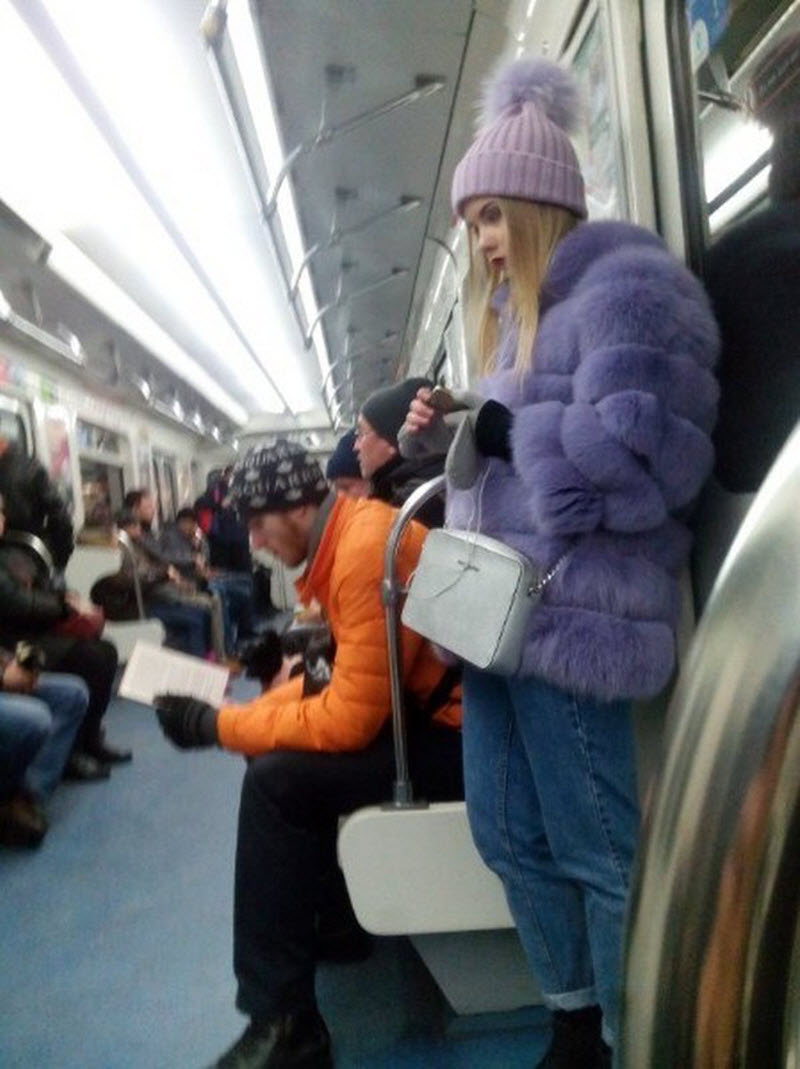 Модники из российского метрополитена