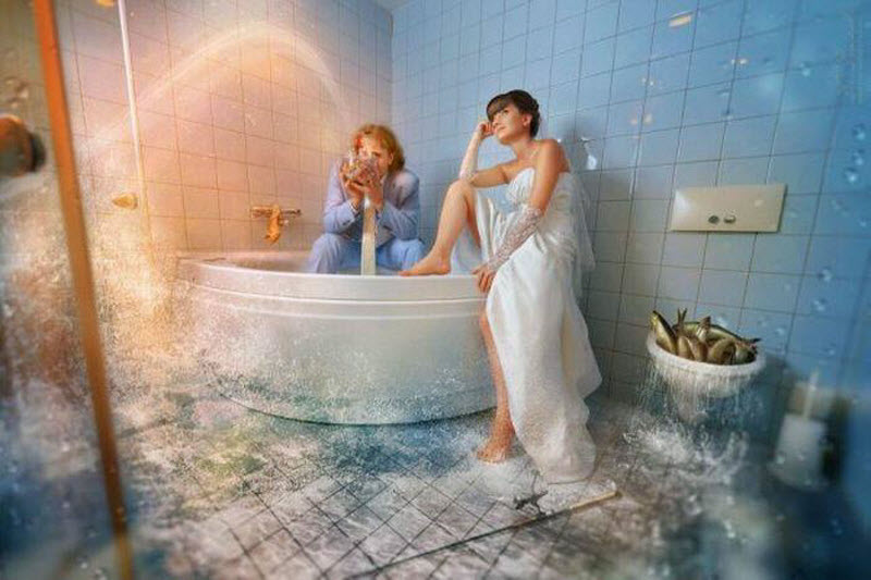 Странные снимки с зарубежных свадьб