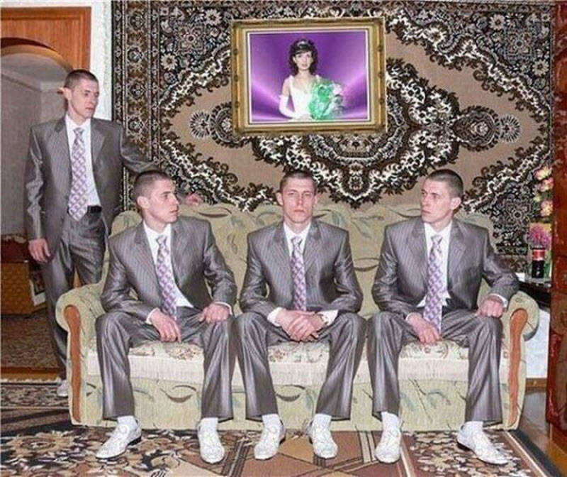 Странные снимки с зарубежных свадьб