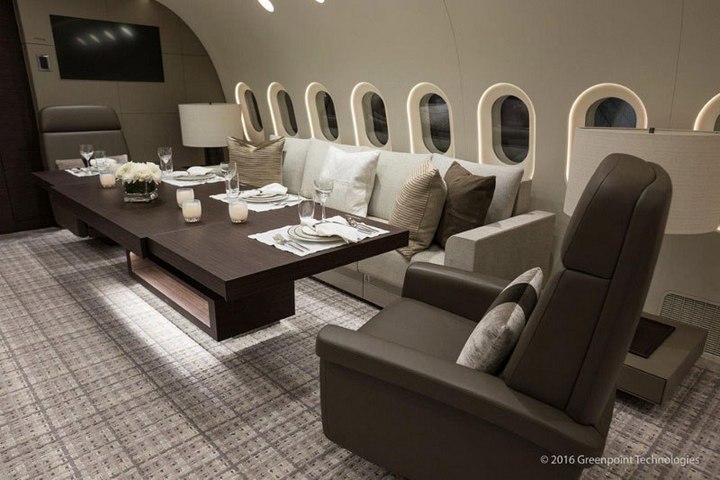 Роскошный интерьер Boeing 787-8 Dreamliner