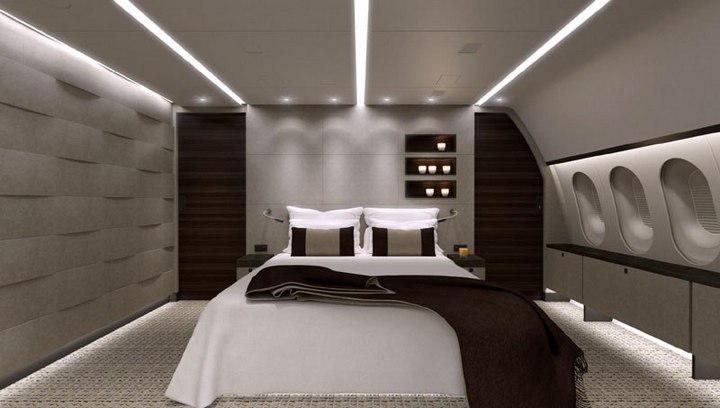 Роскошный интерьер Boeing 787-8 Dreamliner