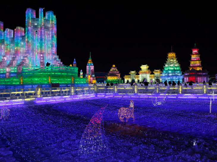 Международный фестиваль ледяных скульптур в Харбине 2014