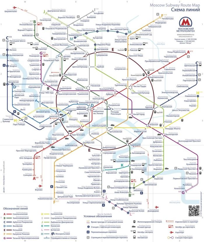 Новая схема московского метро (33 рисунка)