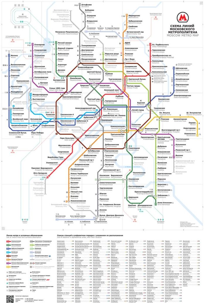 Новая схема московского метро (33 рисунка)
