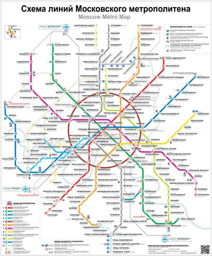 Новая схема московского метро (33 рисунка)