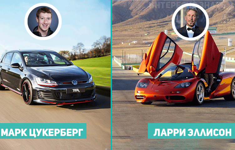 Какие автомобили водят 5 самых известных миллиардеров?