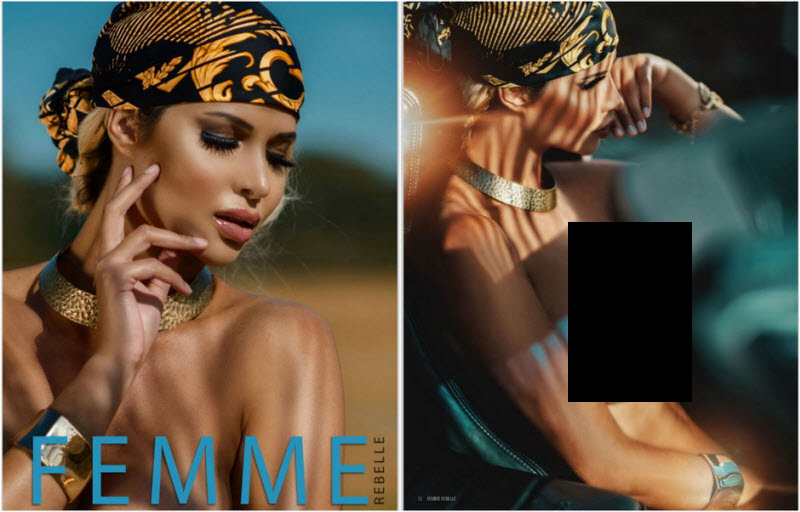 Микаэла Шефер в журнале Femme Rebelle