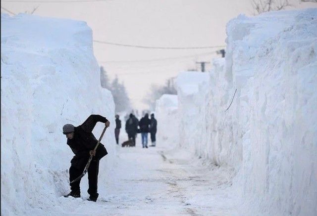 Мощные снегопады бывают не только в Москве