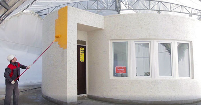 Дом, напечатанный на 3D-принтере
