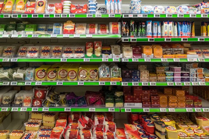 Цены на продукты питания в Норвегии