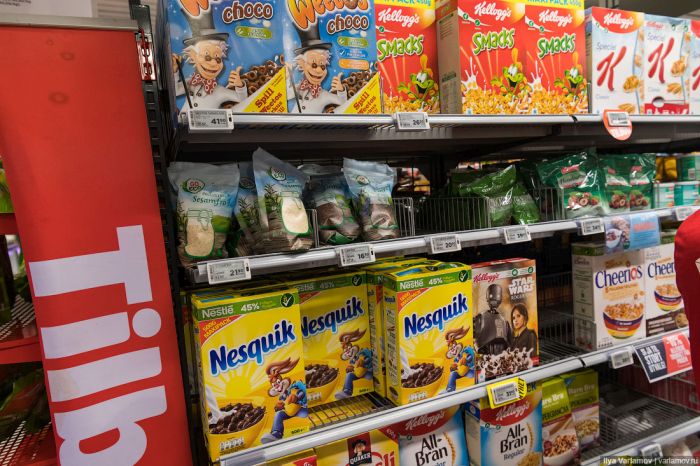 Цены на продукты питания в Норвегии
